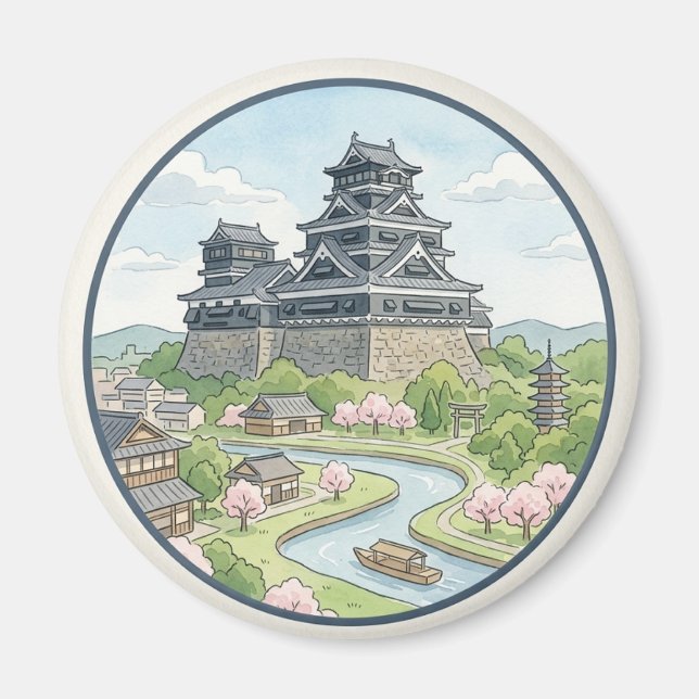 Íman Ímã de Kumamoto (Frente)