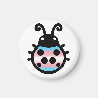 Íman Ímã de Ladybug Orgulho Transgênero