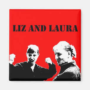 Íman Ímã de Liz e de Laura (estilo de Che)