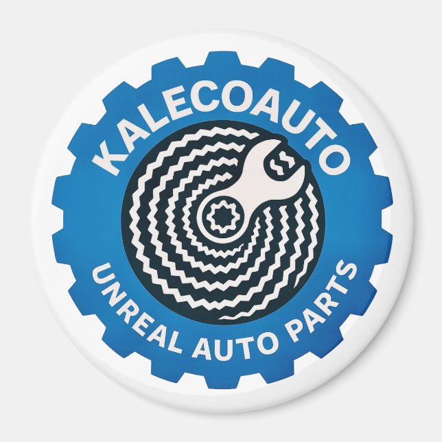 Íman Ímã de Logo Moderno (Frente)