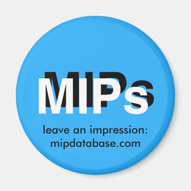 Íman ímã de logotipo mipdatabase.com (Frente)