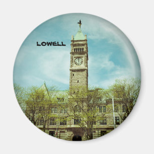 ÍMAN ÍMÃ DE LOWELL MASSACHUSETTS DA CÂMARA MUNICIPAL
