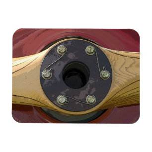 Íman Ímã de madeira do retângulo da hélice de aviã