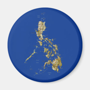 Íman Ímã de Mapa das Filipinas