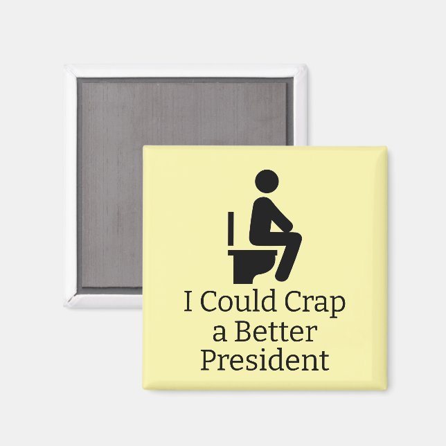 Íman Ímã de Melhor Presidente (Front/Back)