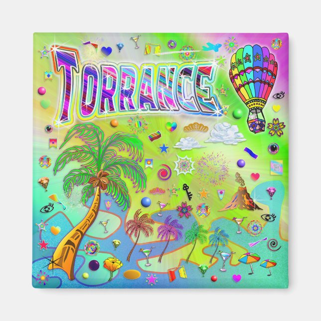 Íman Ímã de Melodia Atemporal de Torrance (Frente)