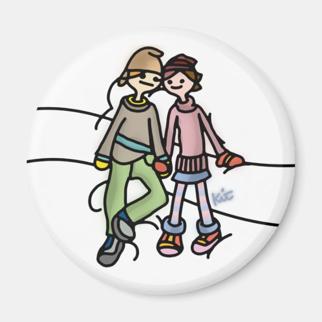 Íman ímã de memória. (Frente)