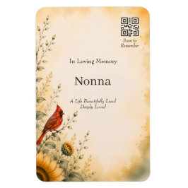 Íman Ímã de Memorial Personalizado com Código QR