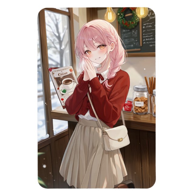 Íman Ímã de Menina de Anime (Vertical)