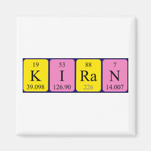 Íman ímã de mesa periódica de Kiran
