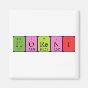 Íman ímã de mesa periódica Florent