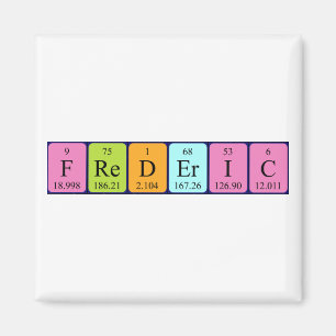 Íman ímã de mesa periódica Frederic