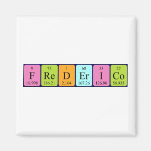 Íman ímã de mesa periódica Frederico