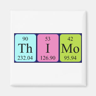 Íman ímã de mesa periódica Thimo