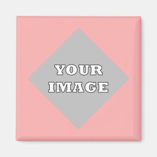 Íman Ímã de Moldura de Foto Quadrada Diagonal
