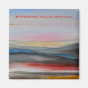 Íman Ímã de Montana do vale do Bitterroot