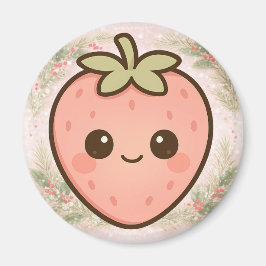 Íman Ímã de Morango Kawaii Fofo