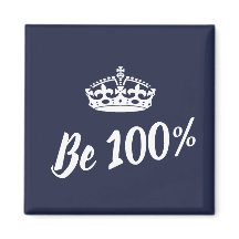 Ímã de Motivação Coroa 100% Stylish Be