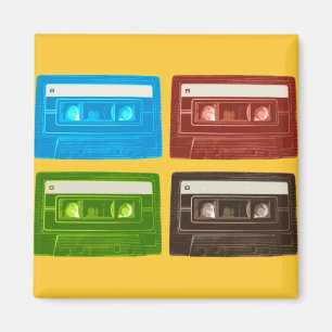 Íman Ímã de Muzak CassetteTape do vintage