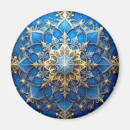 Íman Ímã de Natal Azul Decorativo de Férias