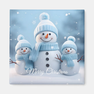 Íman Ímã de Natal de Boneco de Neve Fofo