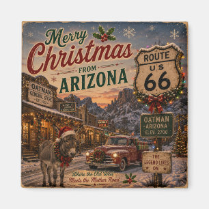 Íman Ímã de Natal de Oatman Arizona para Geladeira Souv
