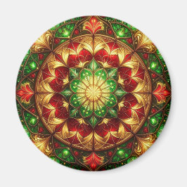 Íman Ímã de Natal Decorativo Verde Vermelho