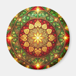 Íman Ímã de Natal Decorativo Verde Vermelho