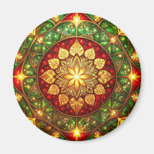 Íman Ímã de Natal Decorativo Verde Vermelho
