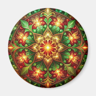 Íman Ímã de Natal Decorativo Verde Vermelho