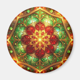 Íman Ímã de Natal Decorativo Verde Vermelho