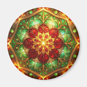 Íman Ímã de Natal Decorativo Verde Vermelho
