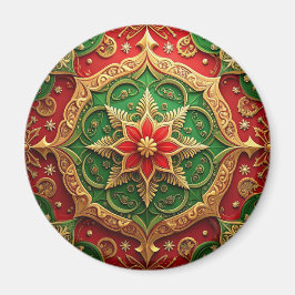 Íman Ímã de Natal Decorativo Vermelho Verde para Férias