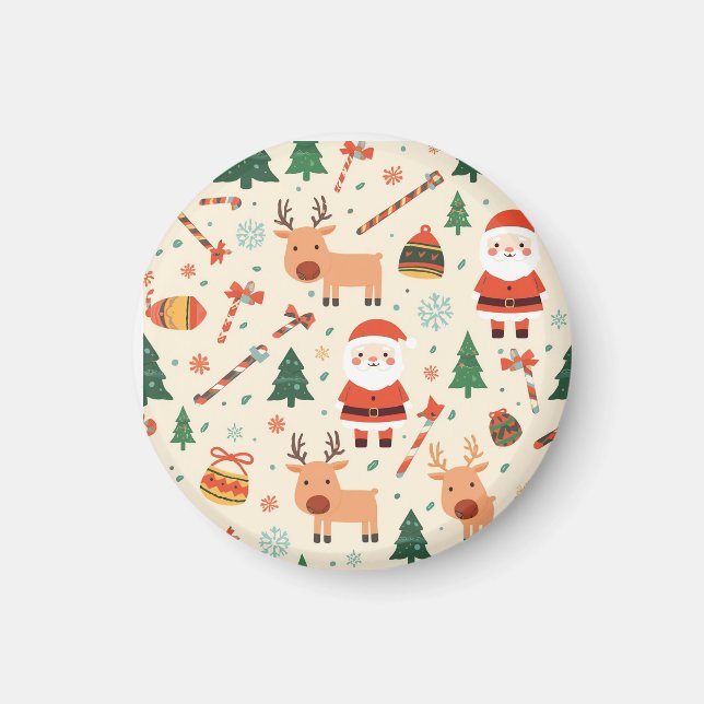 Íman Ímã de Natal Fofo (Frente)