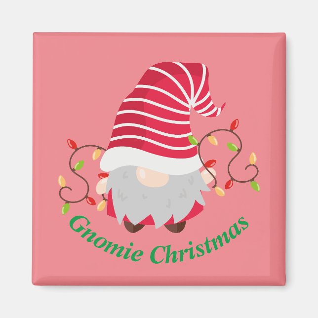 Íman Ímã de Natal Gnomie (Frente)