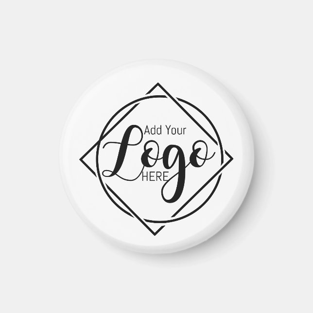 Íman Ímã de Negócios Personalizado com Logo Fofo | Bu P (Frente)