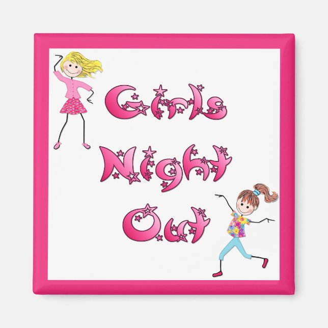 Íman Ímã de Noite das Meninas (Frente)
