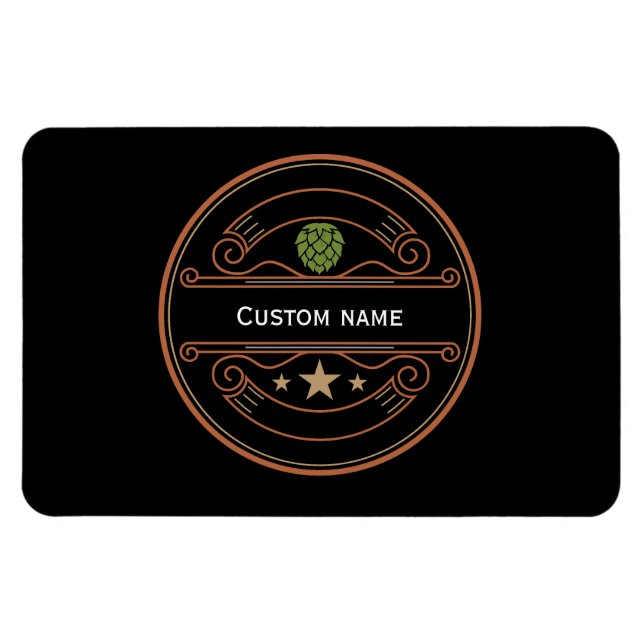 Íman Ímã de Nome Personalizado (Horizontal)