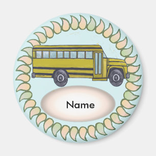 Íman ímã de ônibus escolar