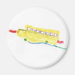 Íman ímã de ônibus escolar