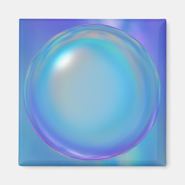 Íman Ímã de Orbe Azul (Frente)