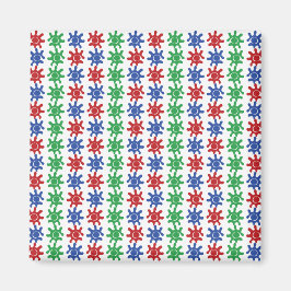 Íman Ímã de Padrão Abstrato Ímpar