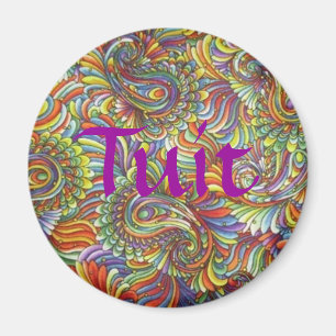 Íman Ímã de Paisley Tuit
