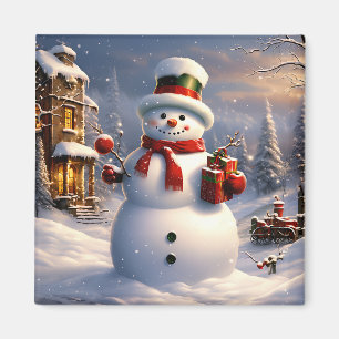 Íman Ímã de Papai Noel de Férias