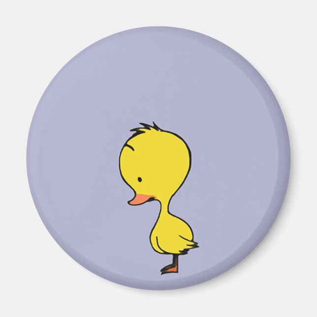 Íman ímã de pato solitário (Frente)