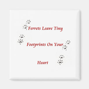 Íman Ímã de Pawprints da doninha