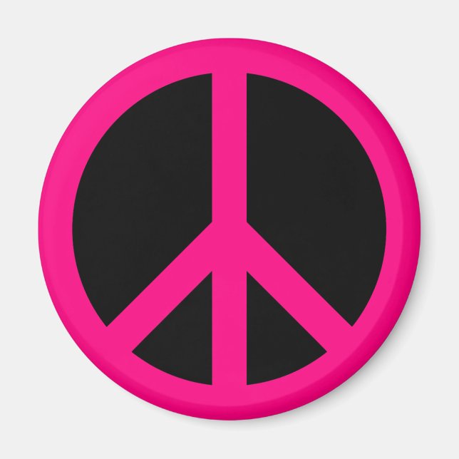 Íman Ímã de Paz Rosa (Frente)
