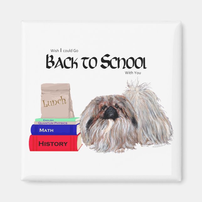 Íman Ímã de Pekingese (Frente)