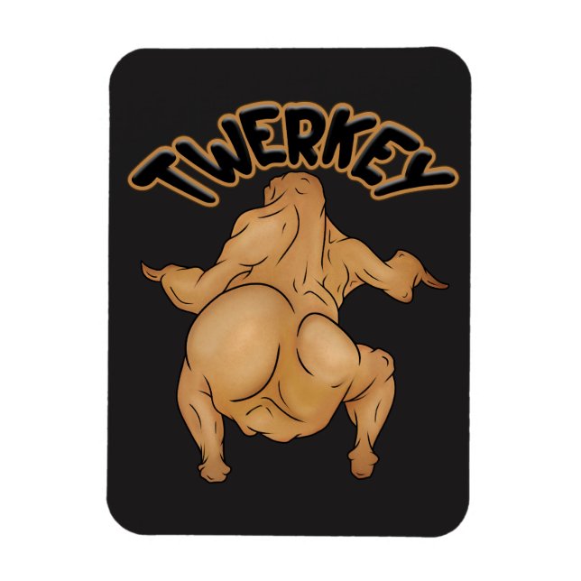Íman Ímã de Peru Twerkey de Ação de Graças (Vertical)