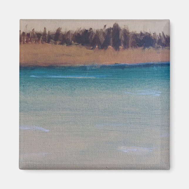 Íman imã de pintura de cenas de água por jamie (Frente)